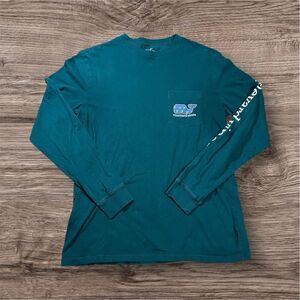 Vineyard Vines Green Long Sleeve T-shirt Mens Size Small